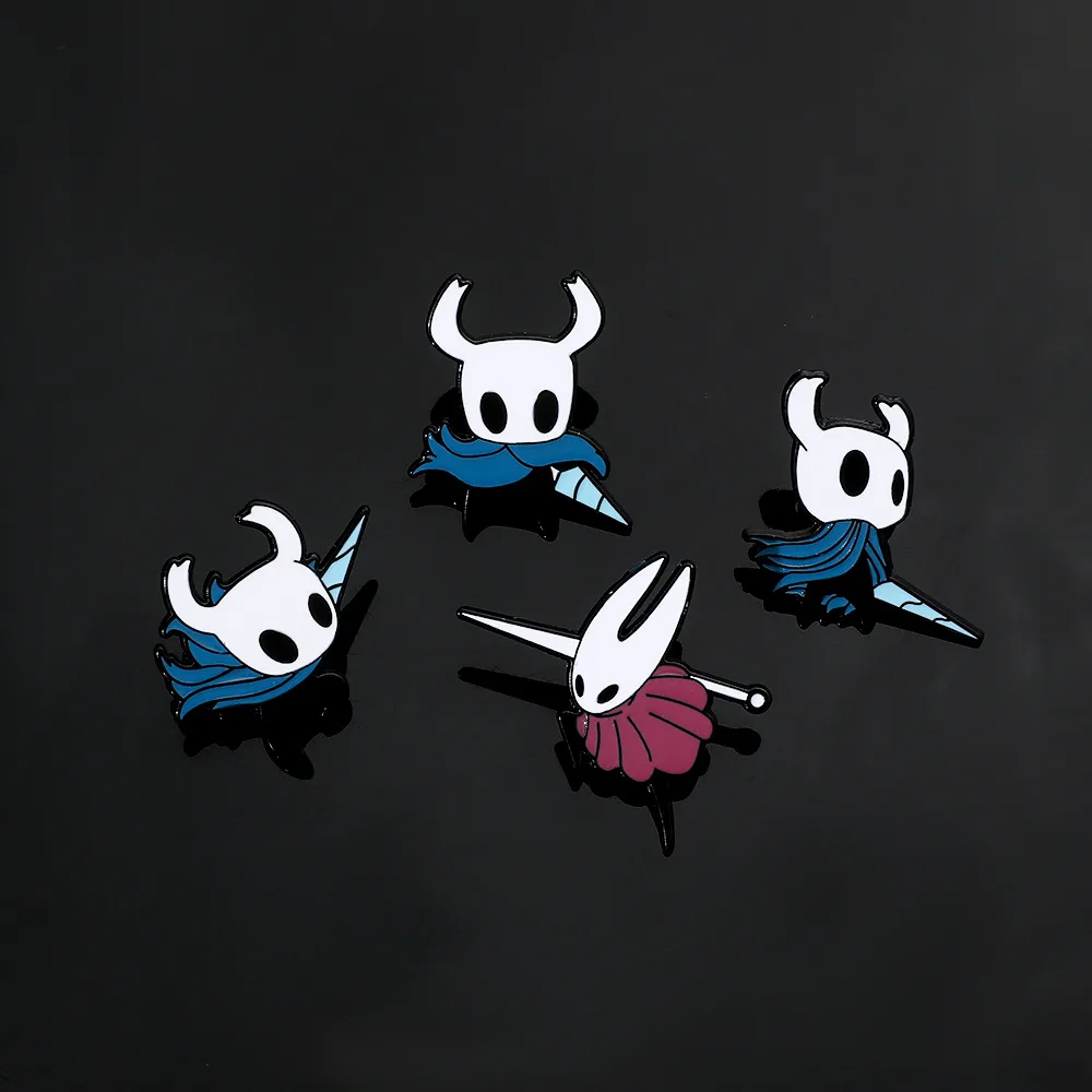 Cartoon Game Character Metal Badge Hollow Knight Chest Pin Bag Accessory Alloy Material Unisex Two-Dimensional Style display picture 22