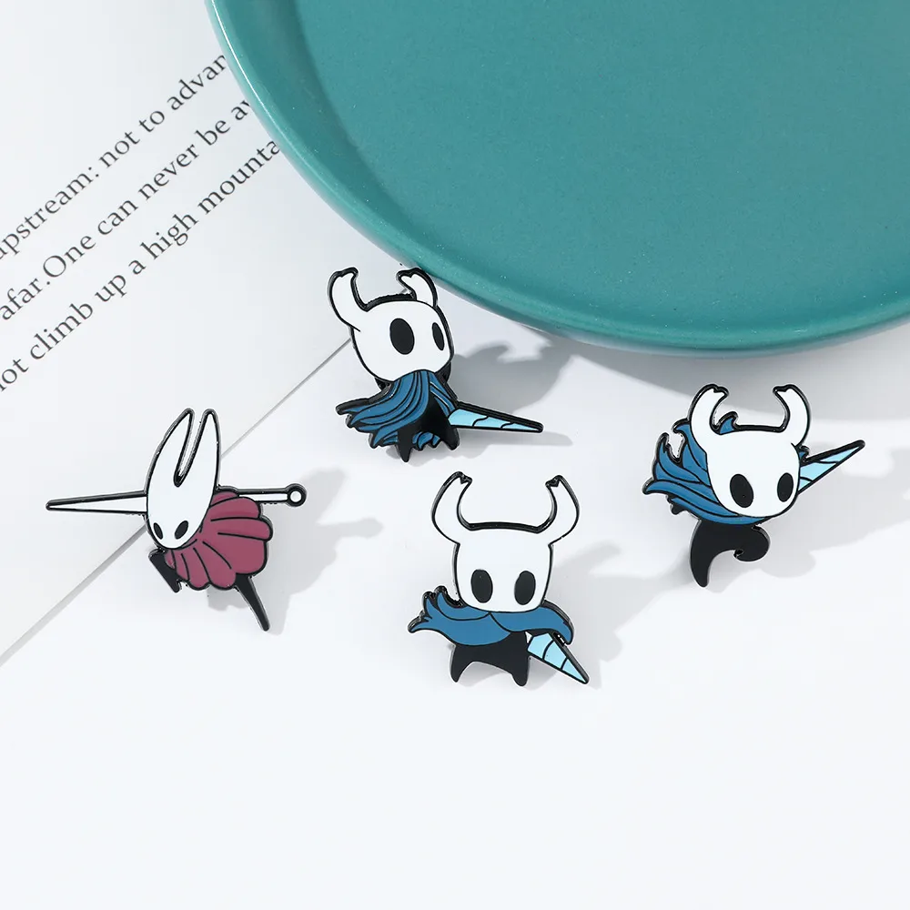 Cartoon Game Character Metal Badge Hollow Knight Chest Pin Bag Accessory Alloy Material Unisex Two-Dimensional Style display picture 29