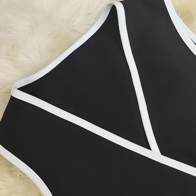 Elegant Solid Color Sleeveless Vest Top  Style Women's Fashion Pure Color V-neck Knittedwear display picture 4
