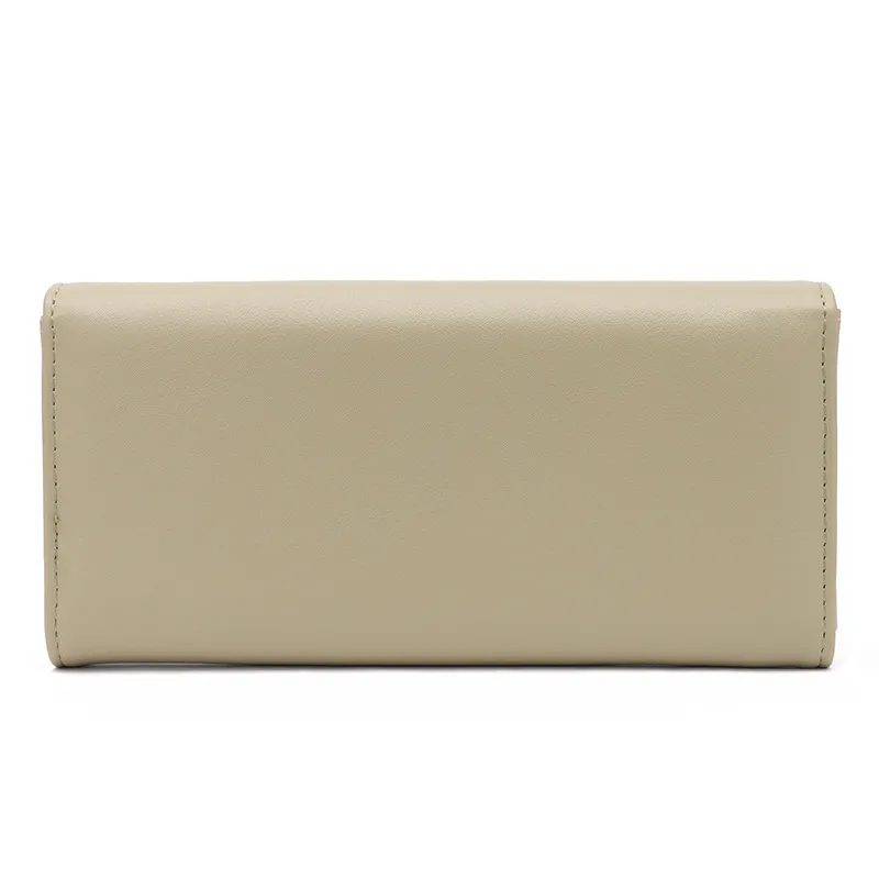 Wallet Women's High Sense  New Women's Three Folding Coin Purse Card Holder Girl Heart Student Long Wallet display picture 5
