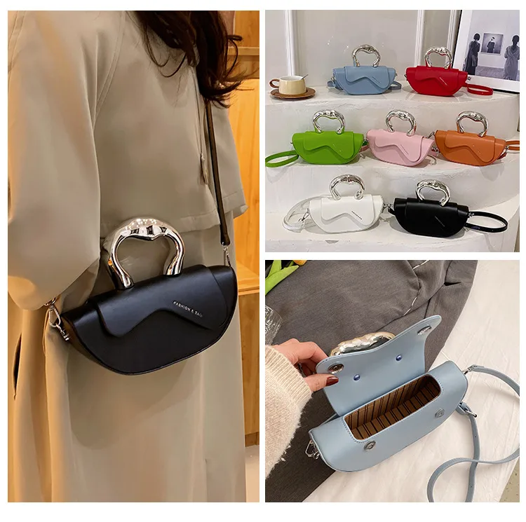 Cute New Handbag High-Grade Simple Casual Shoulder Messenger Bag Fresh Sweet Underarm Bag For Women display picture 5