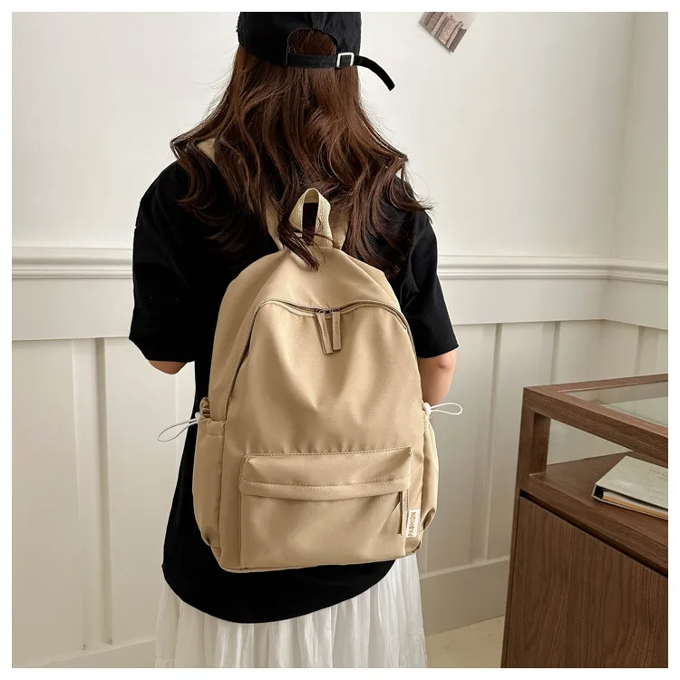 Fashion  Large Capacity Backpack Harajuku Style The Campus Of Middle School Summer New Student Schoolbag Unisex display picture 7