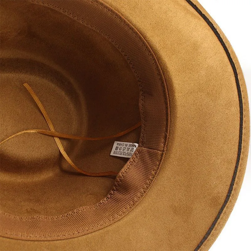 New European Style Woolen Suede Men Women Couple Hats Western Cowboy Gift Hats Printed Design Other Printing Hats display picture 12