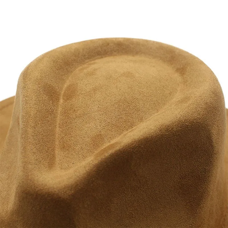 New European Style Woolen Suede Men Women Couple Hats Western Cowboy Gift Hats Printed Design Other Printing Hats display picture 13