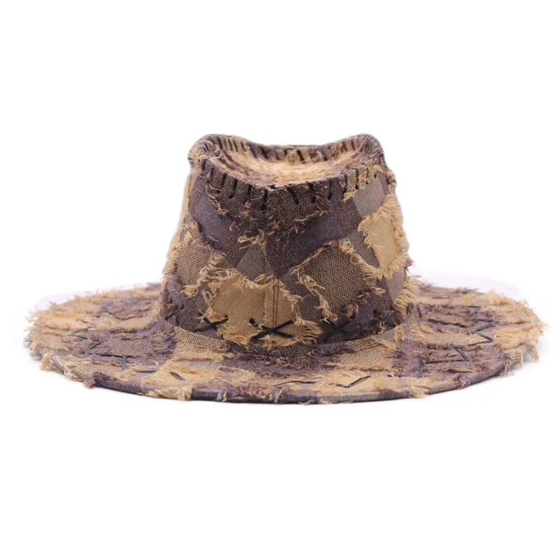 Sweet Cool Western Cowboy Hat For Women Spring Autumn Vintage Furry Knight Hat Outdoor Camping Holiday Sunshade Jazz Style display picture 8