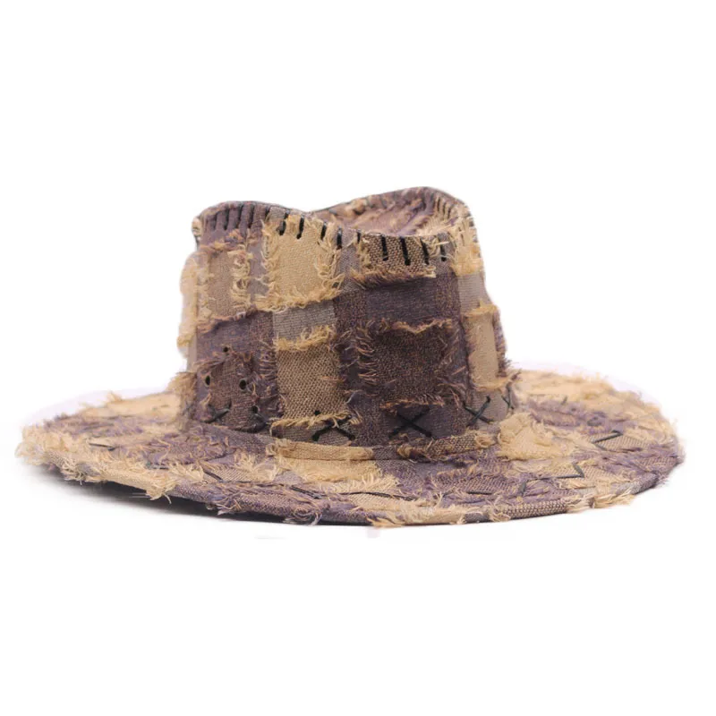 Sweet Cool Western Cowboy Hat For Women Spring Autumn Vintage Furry Knight Hat Outdoor Camping Holiday Sunshade Jazz Style display picture 10