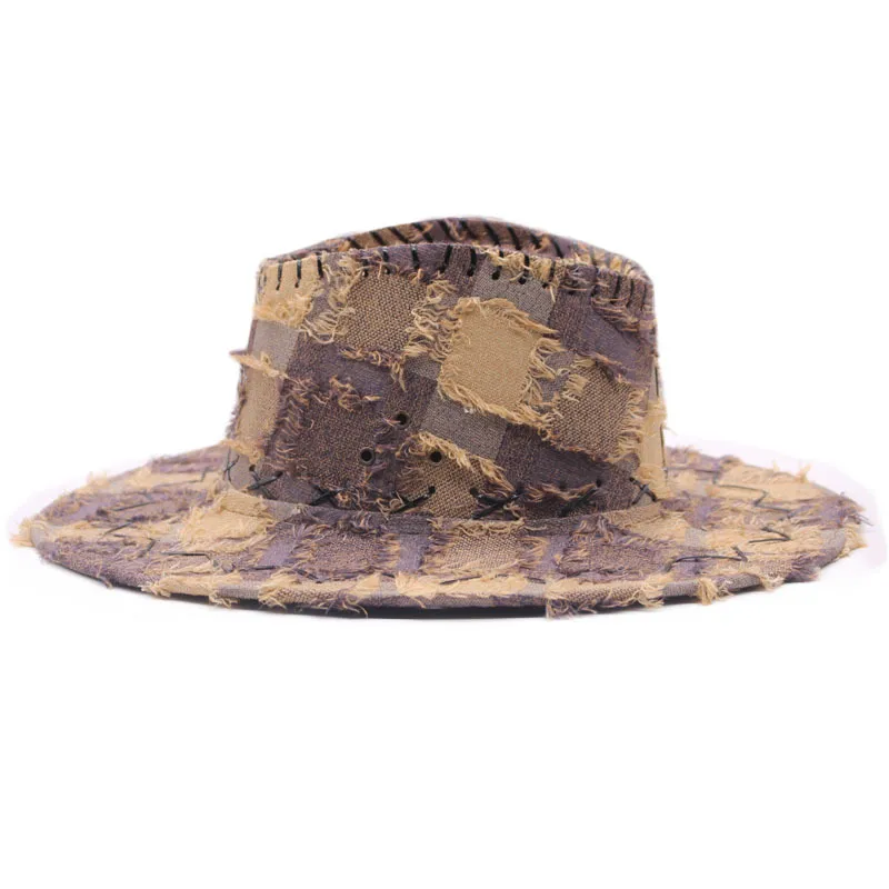 Sweet Cool Western Cowboy Hat For Women Spring Autumn Vintage Furry Knight Hat Outdoor Camping Holiday Sunshade Jazz Style display picture 11