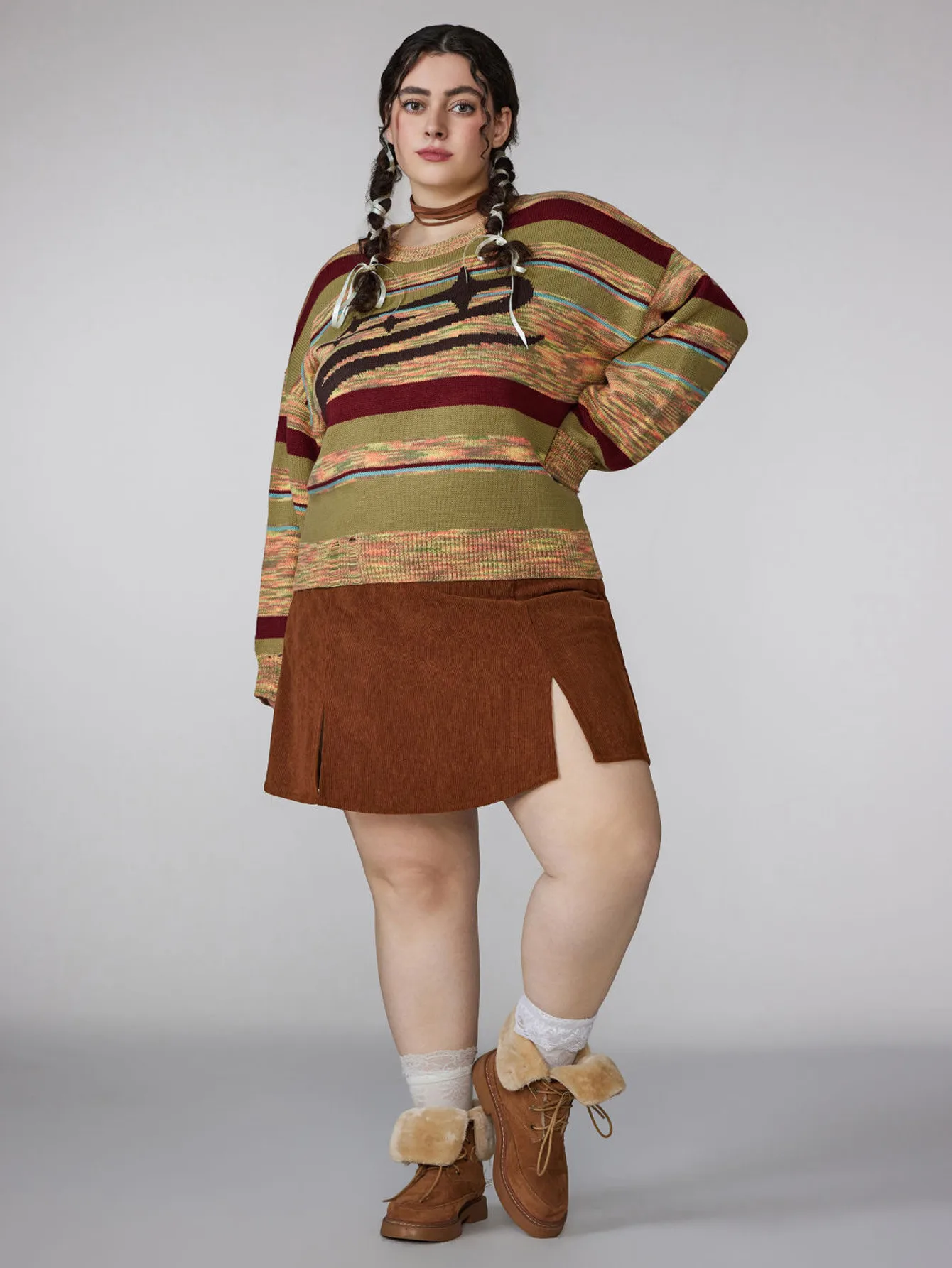 Fashionable High Waist Slim Straight Casual Pants Women's Autumn And Winter Plus Size Simple Style Shorts display picture 2