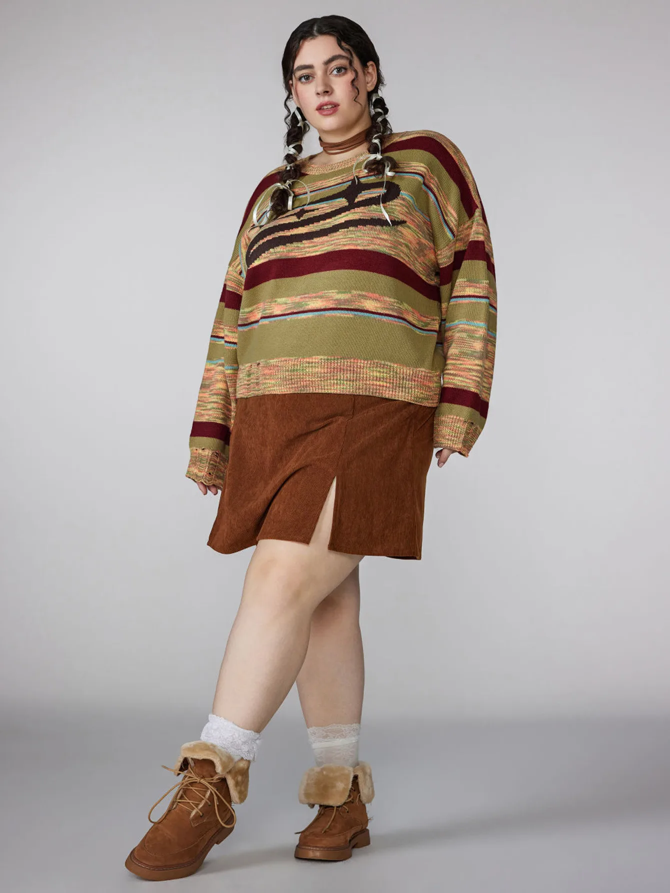 Fashionable High Waist Slim Straight Casual Pants Women's Autumn And Winter Plus Size Simple Style Shorts display picture 6