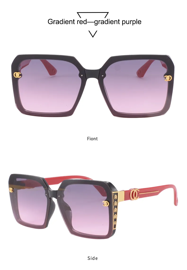 Elegant Ladies Square Sunglasses Versatile Casual Travel Vacation Beach Street Fashion High End Vintage PC UV400 Lenses display picture 12