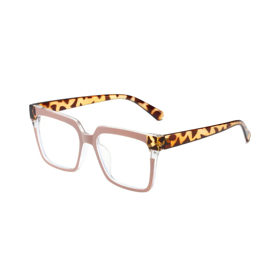 Fashionable Ladies Full Frame Square Sunglasses Leopard Print Casual School Use Leisurely Street Walking Optical Glasses For All Seasons display picture 6