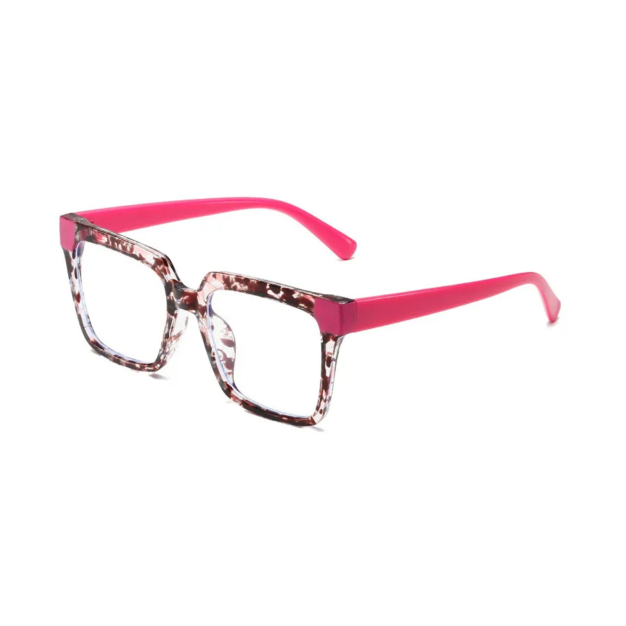 Fashionable Ladies Full Frame Square Sunglasses Leopard Print Casual School Use Leisurely Street Walking Optical Glasses For All Seasons display picture 5