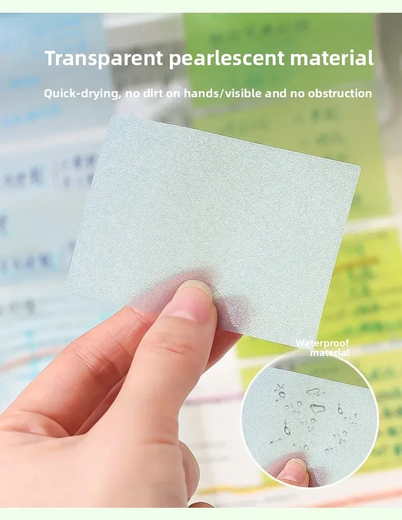 Dopamine Color Can Pull Note Paper Blue Fruit Pearl Note Paper Convenient For Students More Than Event-Recording Message-Leaving Sticky display picture 9