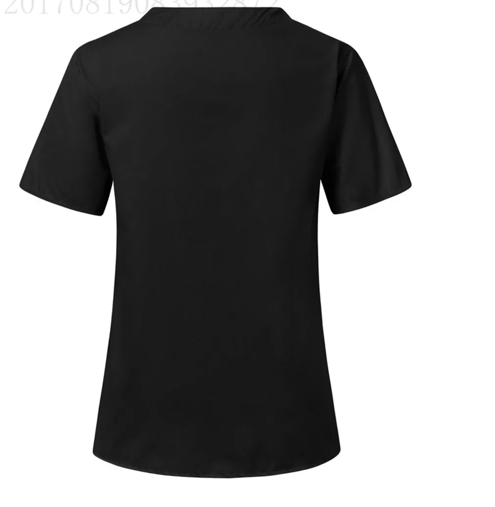 Tc Cotton Short Sleeve V-neck Nursing Uniform Work Uniforms Men's Shirt Protective Work Clothes Polyester Blend Four Seasons Universal display picture 6