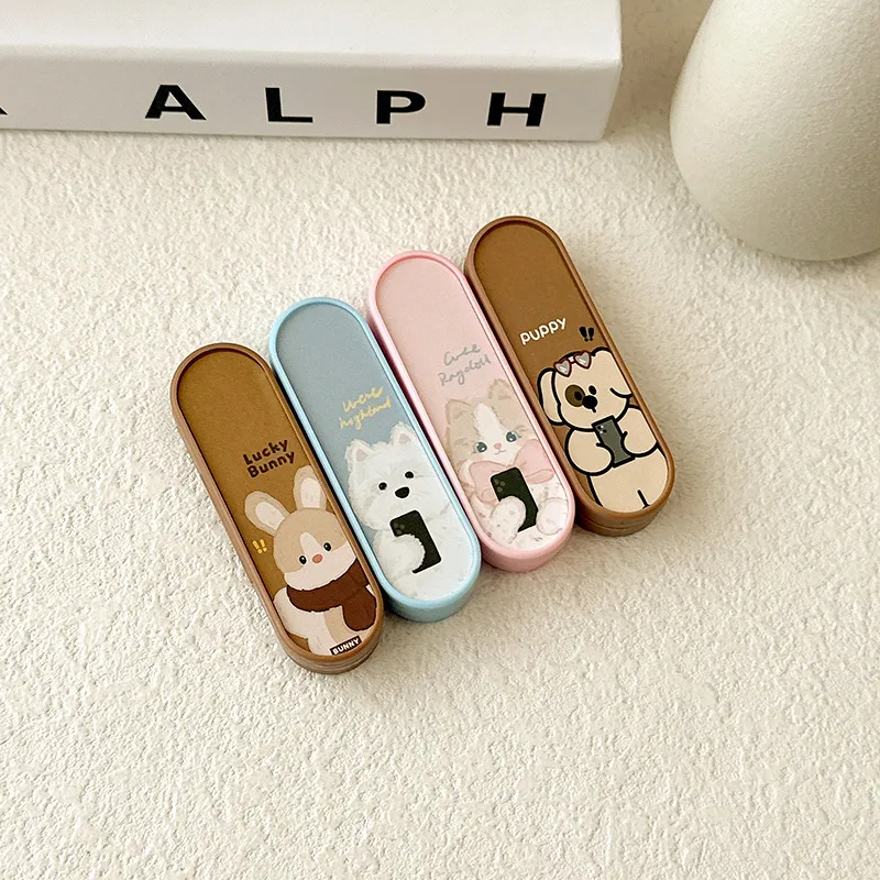 Cute Invisible Contact Lens Case With Integrated Tweezers Portable Beauty Eye Wear Tweezer Stick JZ-T04 PP ABS TPR Material display picture 6
