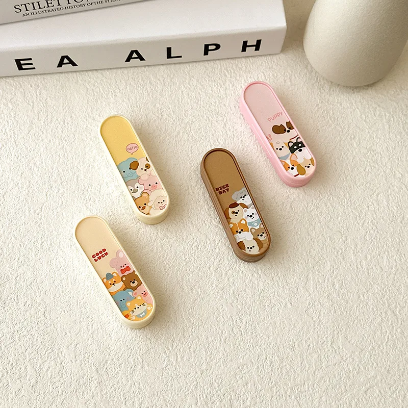 Portable Invisible Contact Lens Case With Integrated Tweezers Beautiful Eye Contact Lens Holder Travel Kit JZ-T03 display picture 6