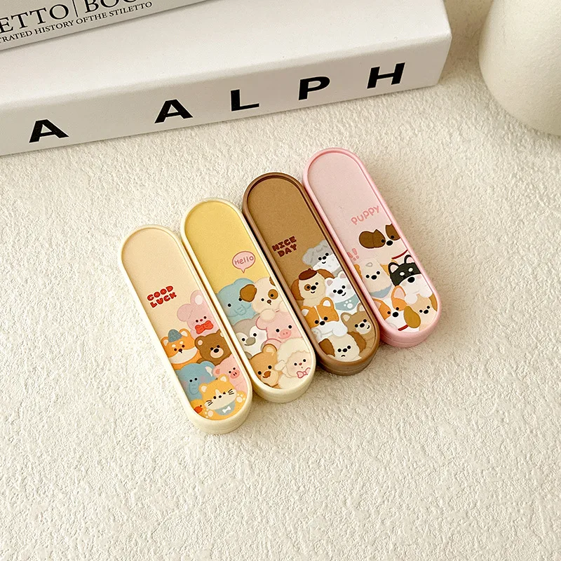 Portable Invisible Contact Lens Case With Integrated Tweezers Beautiful Eye Contact Lens Holder Travel Kit JZ-T03 display picture 8