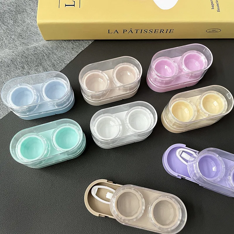 Portable Mini Pull-Out Style Contact Lens Care Storage Box Cosmetic Eyelens Partner Organizer DIY Case For Invisible Glasses display picture 10