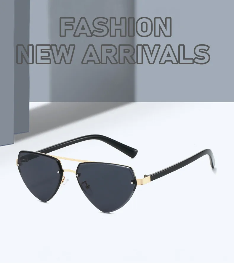 Classic Men's Polarized Sunglasses New Metal Anti-UV Driver Glasses Fashionable Fishing And Cycling Grey And Gold Frame PC Lens display picture 1
