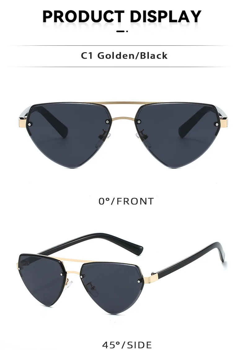 Classic Men's Polarized Sunglasses New Metal Anti-UV Driver Glasses Fashionable Fishing And Cycling Grey And Gold Frame PC Lens display picture 5