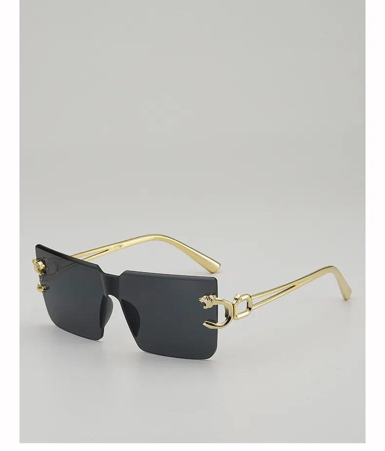 New Style Casual Gradient Jelly Color Monocle Fashionable Summer Travel Sunscreen Polarized Sunglasses Unisex Square Frame display picture 17