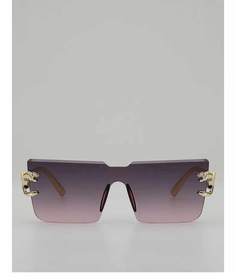 New Style Casual Gradient Jelly Color Monocle Fashionable Summer Travel Sunscreen Polarized Sunglasses Unisex Square Frame display picture 18
