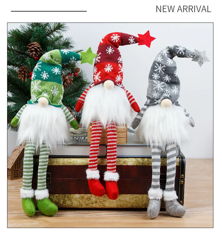 New Glowing Long Legged Faceless Rudolph Decoration Children's Gift Christmas With Light Decorative Supplies American Style display picture 2