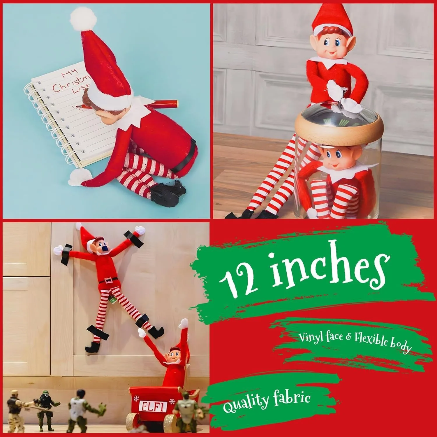 Christmas Decorations New Style Christmas Elf Doll Festival Supplies Plush Material European Style Christmas Decoration display picture 2