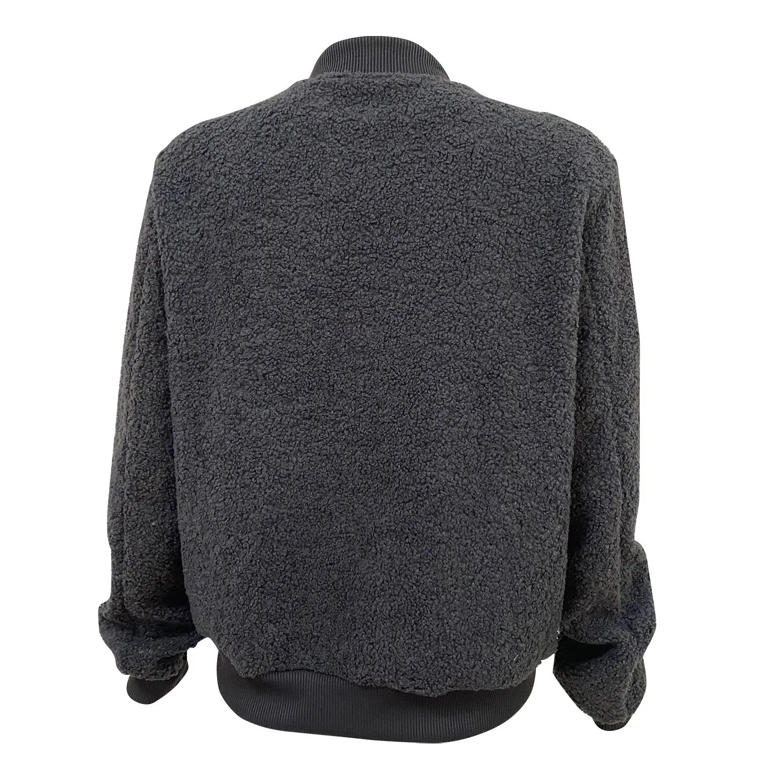 Women's Autumn Winter Lamb Velvet Zipper Jacket Top Outerwear Fashionable Cozy Sheepskin Coat For Ladies display picture 22