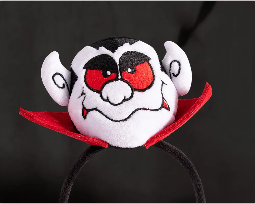 New Halloween Cotton Stuffed Pumpkin Spider Bat Hairband Headwear Party Dance Festival Props Handmade Cloth Accessory display picture 8