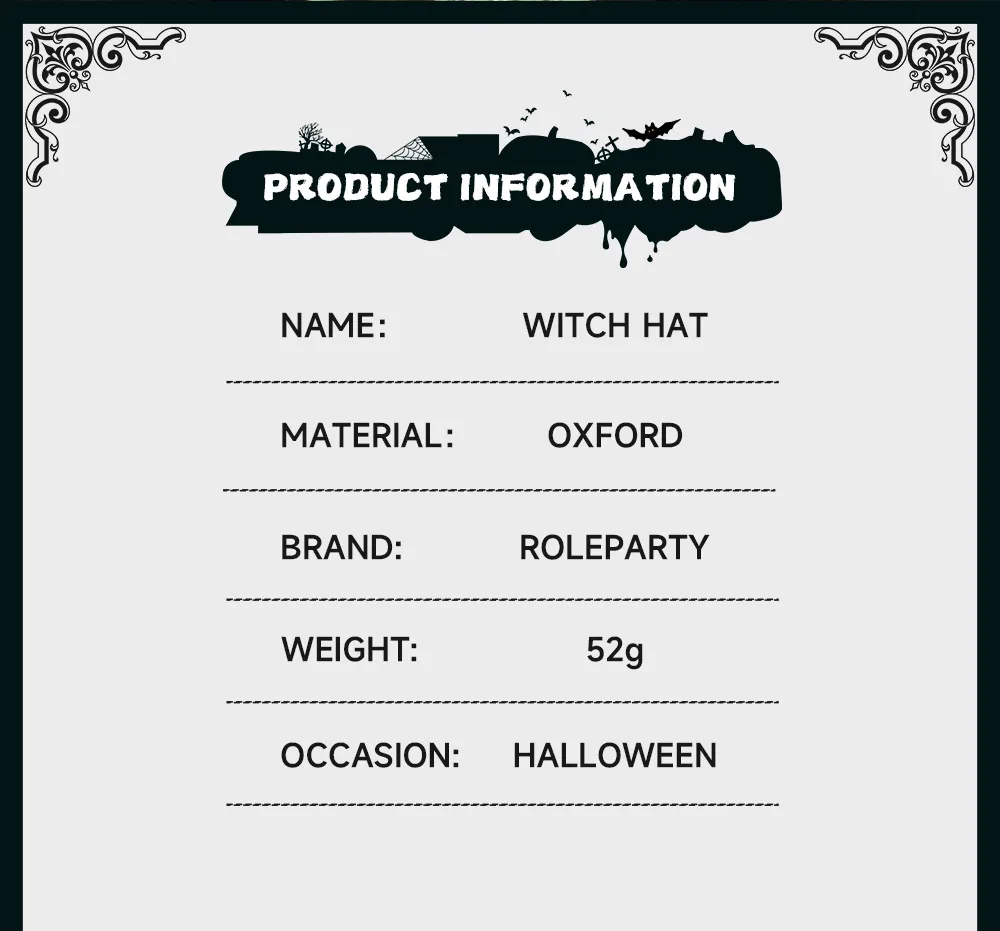 New Halloween Black Witch Hat Lace Trim Pleated Edge Personalized Dark Witch Cap Festival Costume Accessories Props Handmade display picture 2
