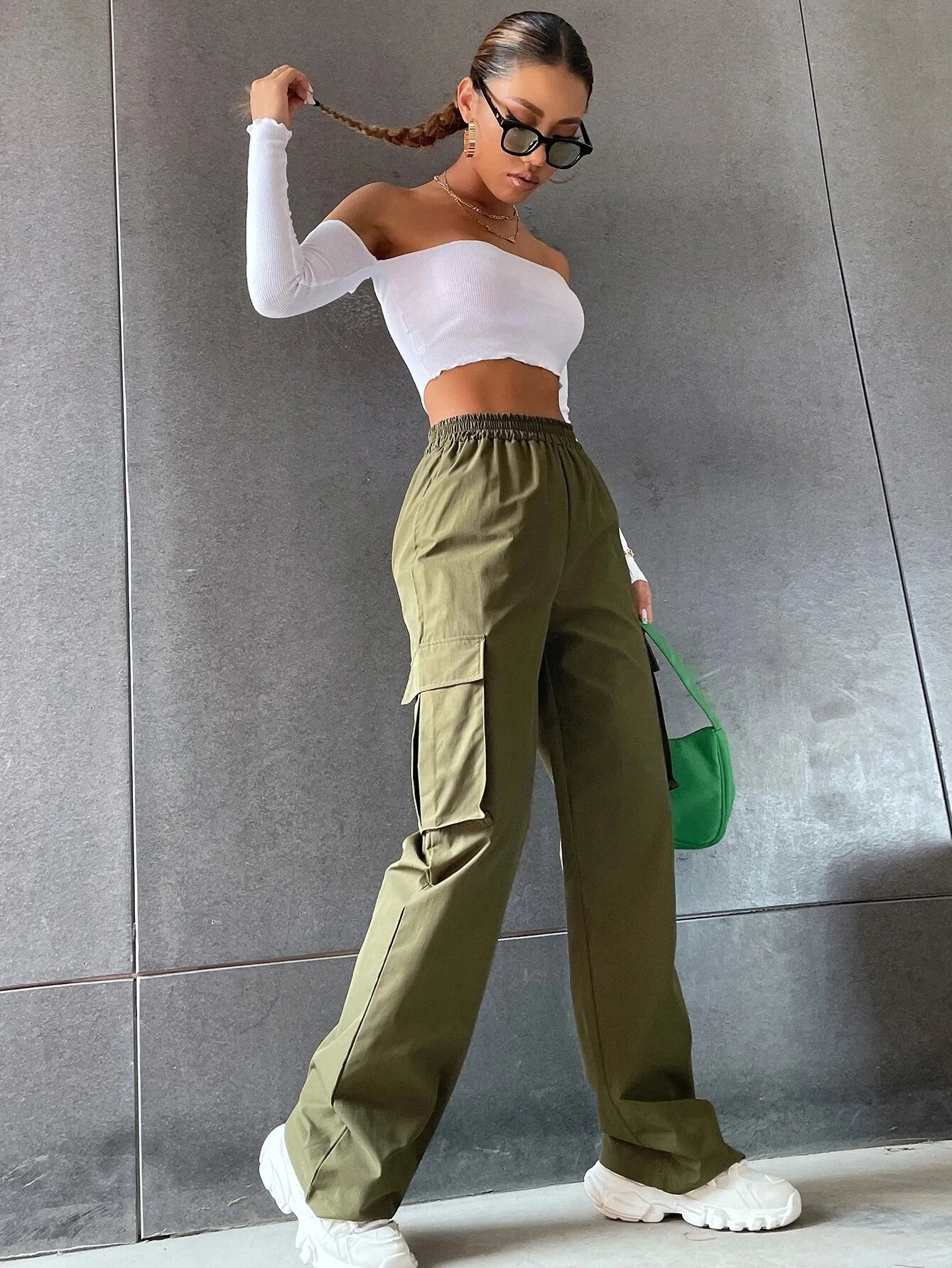 Women's Summer Thin High Waist Wide Leg Straight Casual Pants Breathable American Retro Sport Trousers Trendy Street Style Loose Fit display picture 10