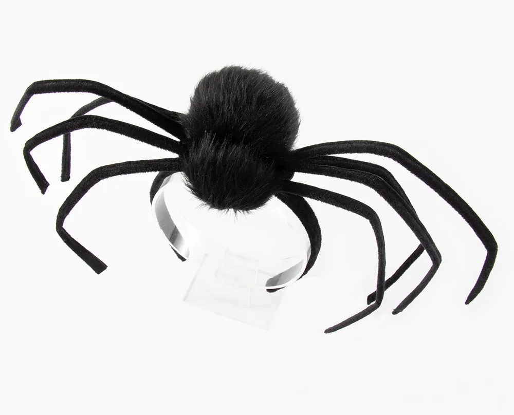 Halloween Headwear Spider Queen Costume Accessory Funny Hairband Velvet Material Festive Cosplay Item display picture 11