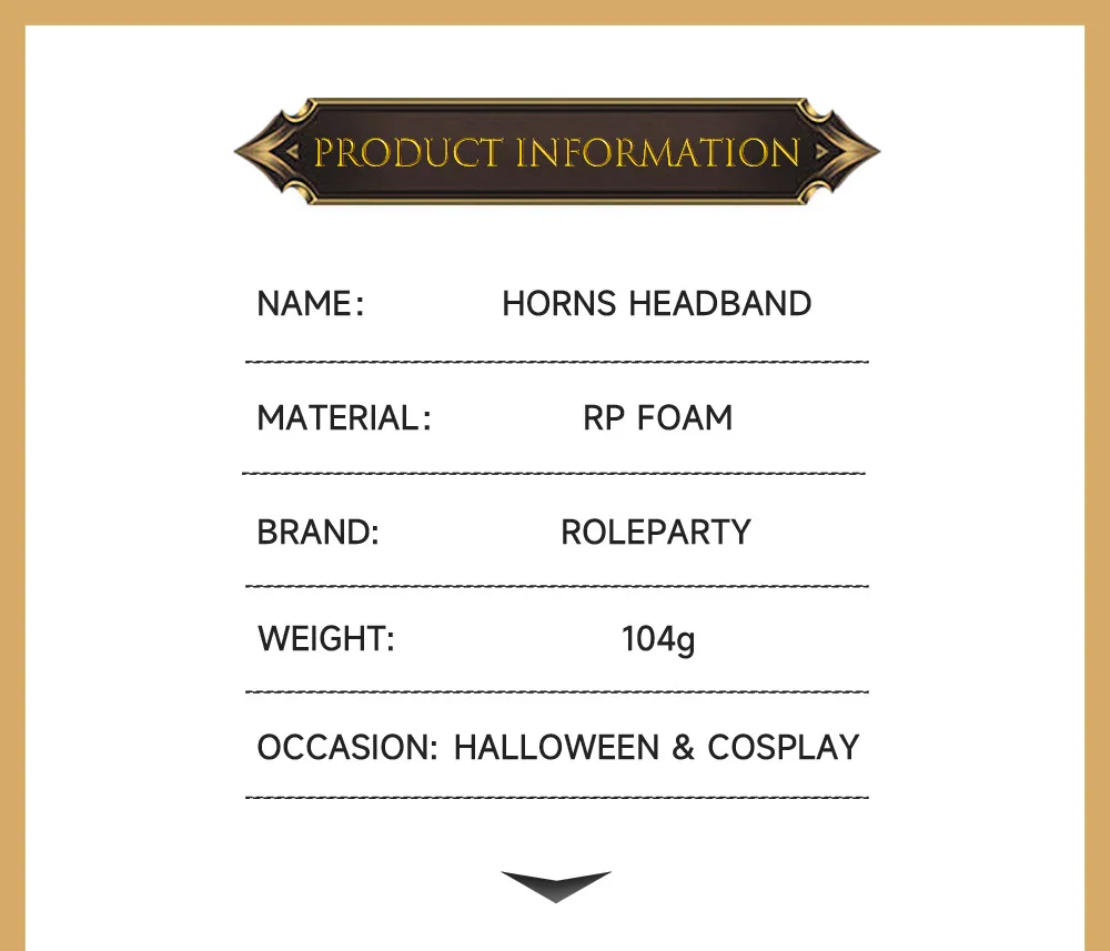 Halloween Dance Party DIY Detachable RP Bent Horn Hairband Festival Performance Headwear Accessory Handmade PU Material display picture 2