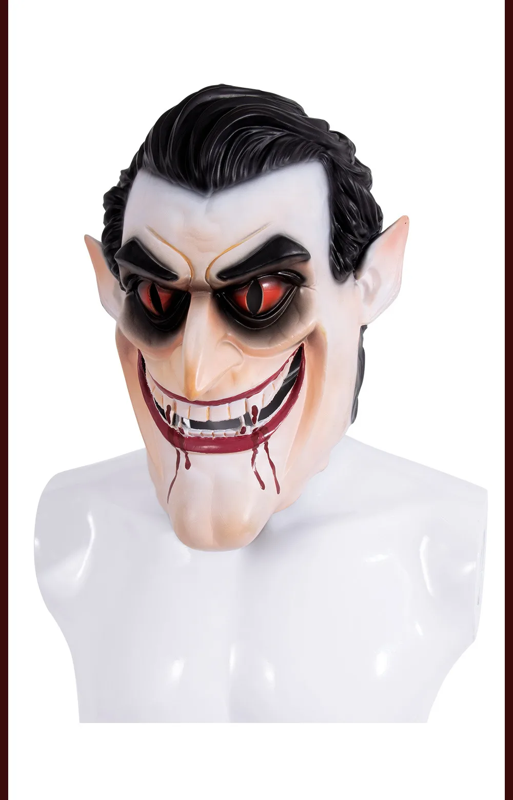 Halloween Horror Vampire Dracula Headset Stage Performance Cosplay Mask Prop Handmade Vampire Costume Accessory display picture 11