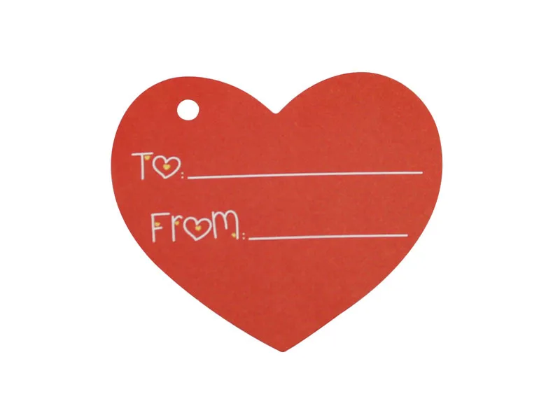 Valentine's Day Gift Bag Heart Shaped Candy Bag Paper Products Handheld Kraft Paper Bag Wedding Celebration Favor Bag display picture 8