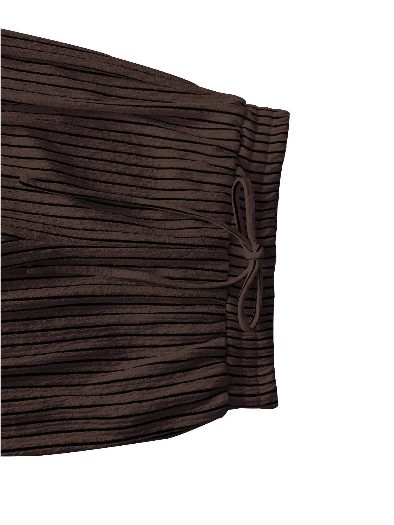 High Waist Wide Leg Pants Women's Elastic Waist Casual Long Trousers Pure Color Drawstring Straight Cut Autumn Winter New Arrival display picture 39