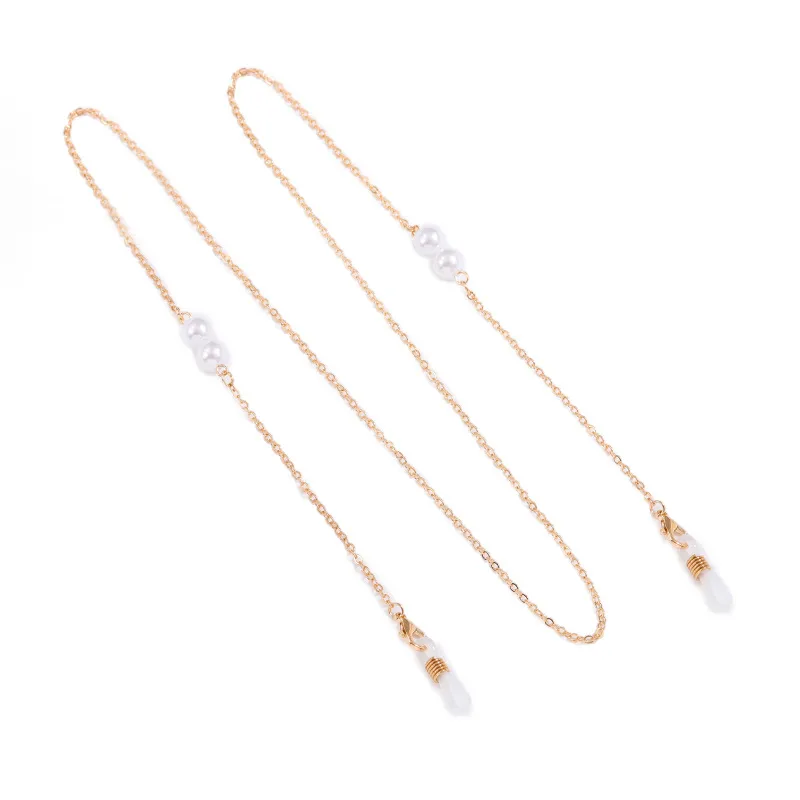 Fashionable  Jewelry Pearl Chain Glasses Chain Simple Style Popular Metal Eyeglasses Accessories display picture 5