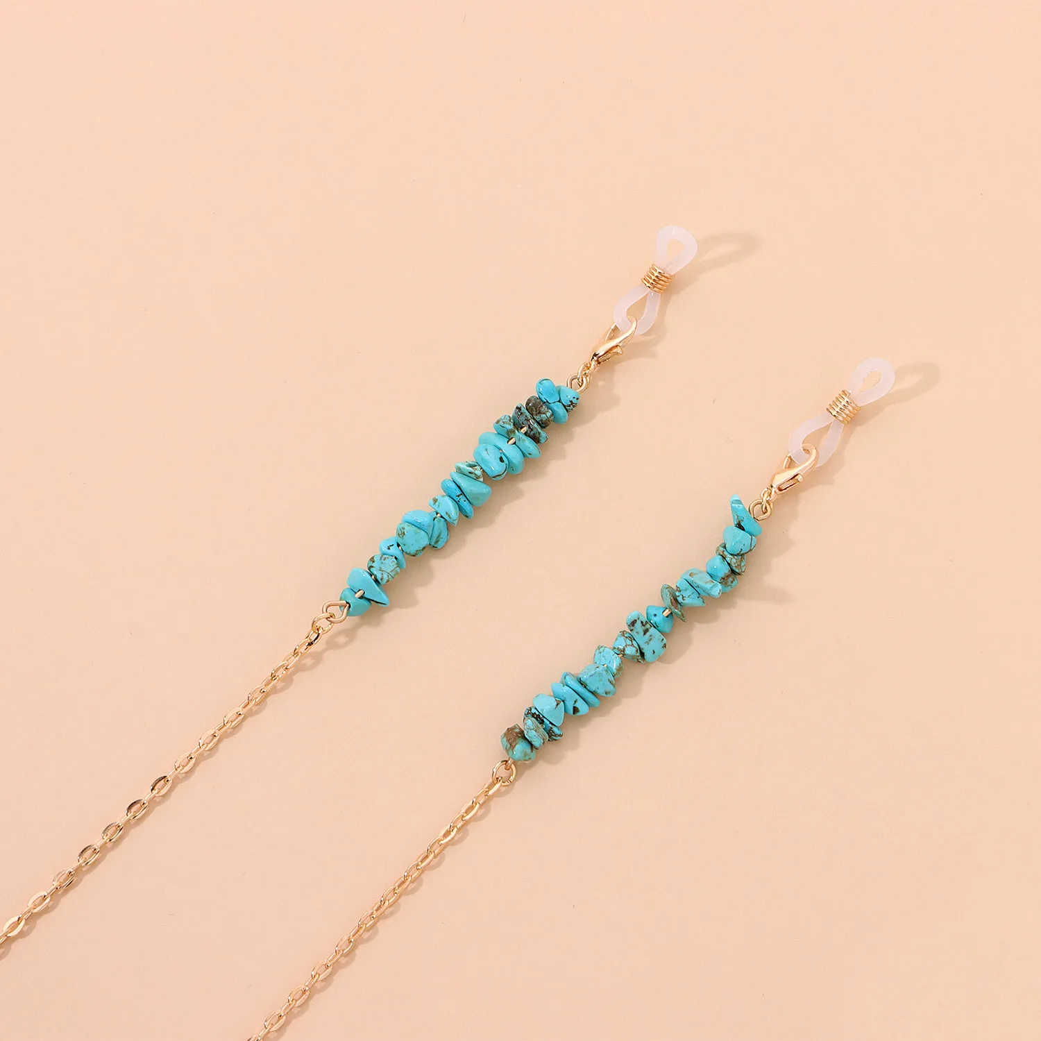 Fashionable Simple  Jewelry Turquoise Eyeglass Chain Personality Match Metal Glasses Accessories display picture 2