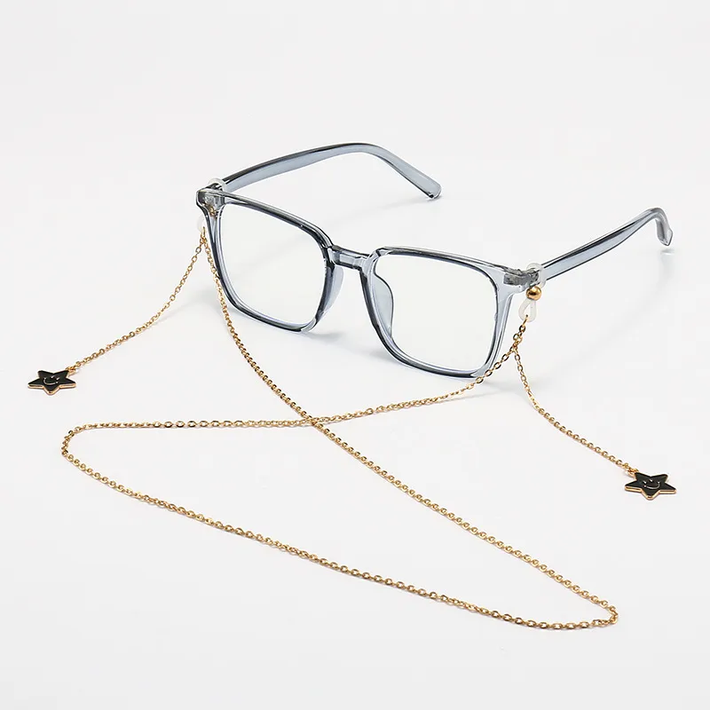 Metal Necklace Glasses Chain Mask Holder Eyewear Accessory Fashionable Optical Frame Chain Link display picture 9
