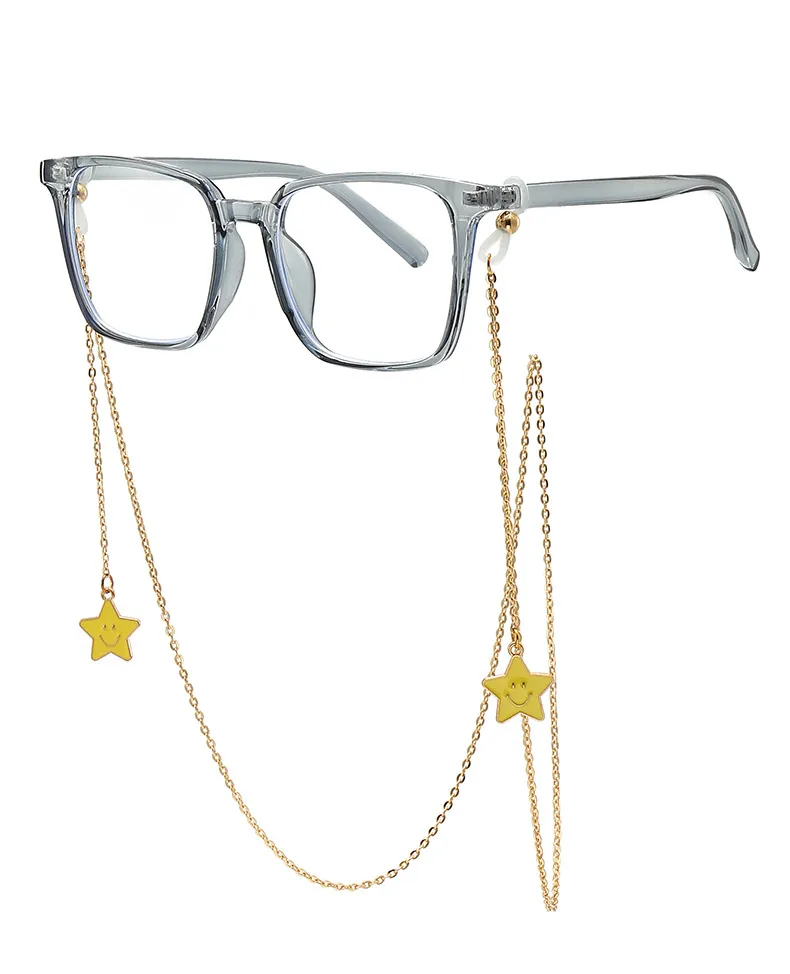 Metal Necklace Glasses Chain Mask Holder Eyewear Accessory Fashionable Optical Frame Chain Link display picture 3