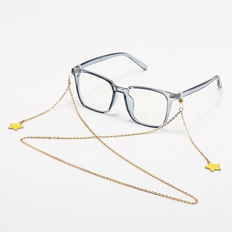 Metal Necklace Glasses Chain Mask Holder Eyewear Accessory Fashionable Optical Frame Chain Link display picture 10