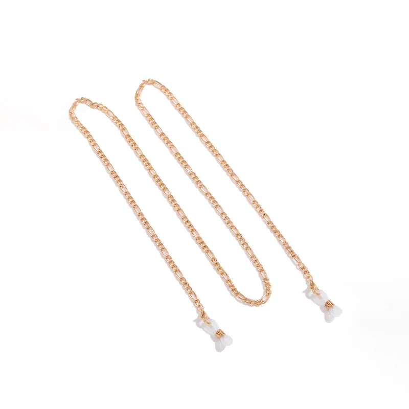 New Style Necklace Mask Chain Anti-Loss Sunglasses Strap Copper Material Minimalist Style Eye Wear Rope display picture 6