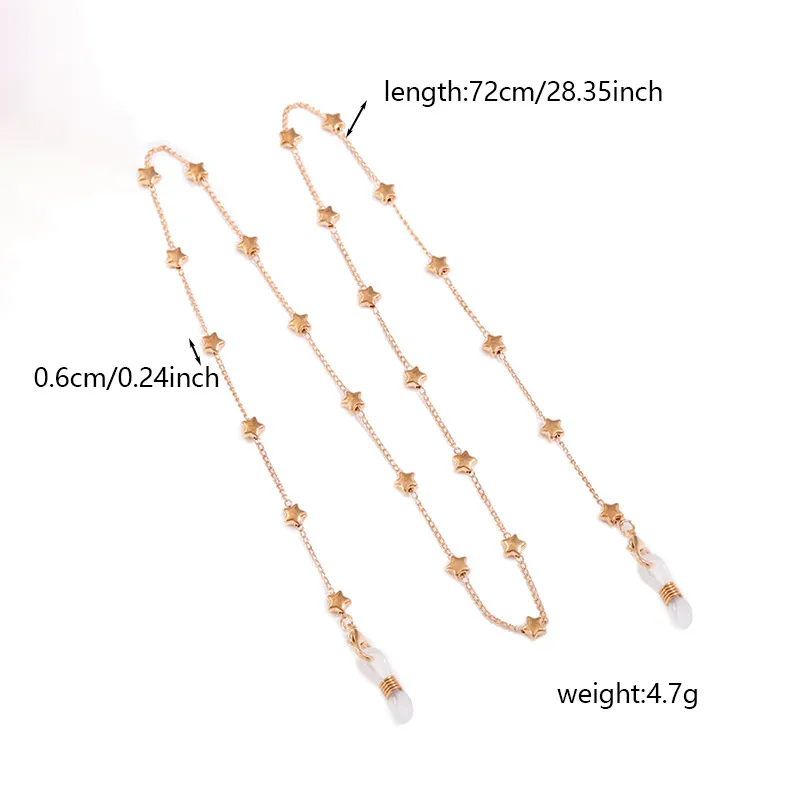 European Style Anti-Slip Necklace Eyeglass Chain Pearl Heart Shaped Mask Chain Hanging Neck Gadget Sensation Fashion Accessory display picture 1