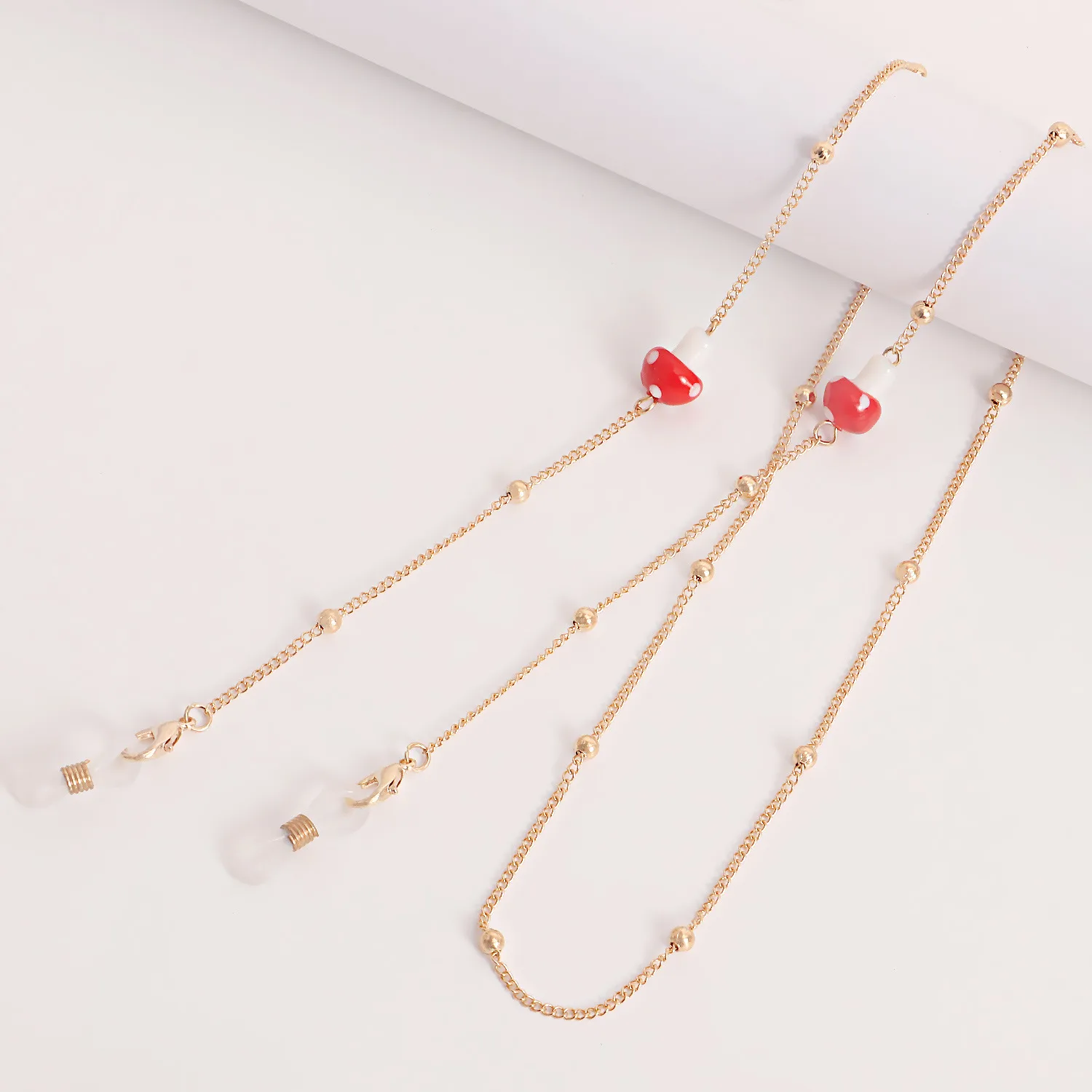 Sunglasses Jewelry Trendy Sunscreen Chains Heart Shaped Mask Hanging Chains Non Slip Accessories display picture 2