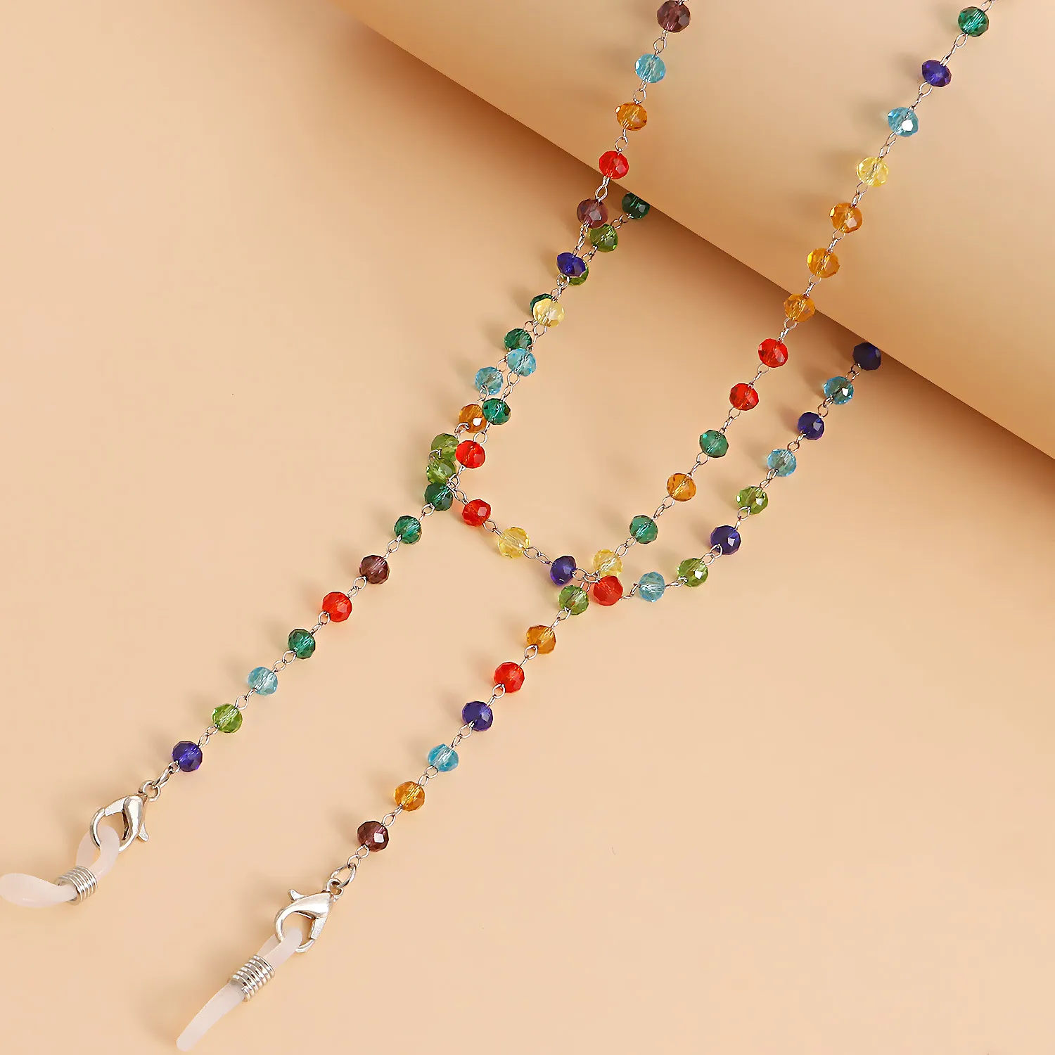 Sunglasses Jewelry Trendy Sunscreen Chains Heart Shaped Mask Hanging Chains Non Slip Accessories display picture 6