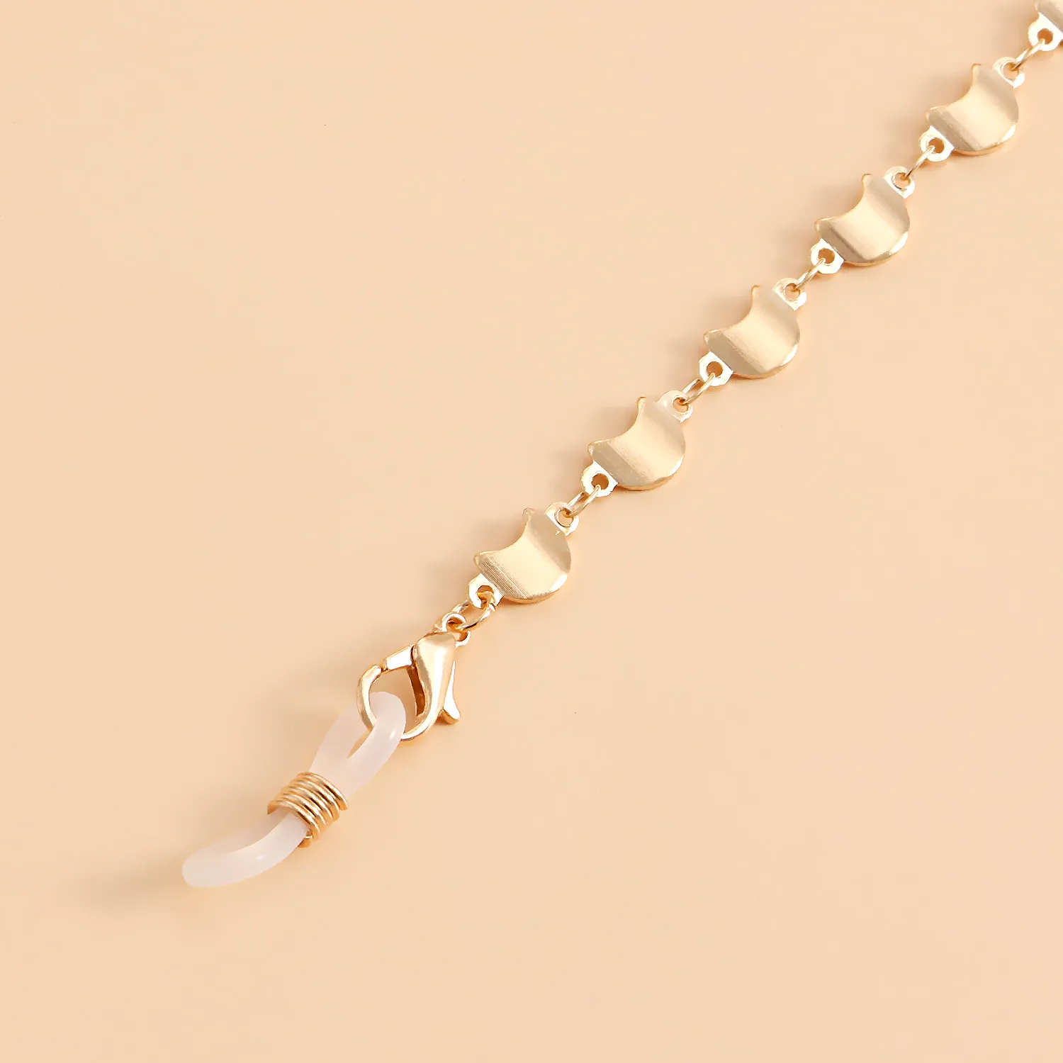 Sunglasses Jewelry Trendy Sunscreen Chains Heart Shaped Mask Hanging Chains Non Slip Accessories display picture 7