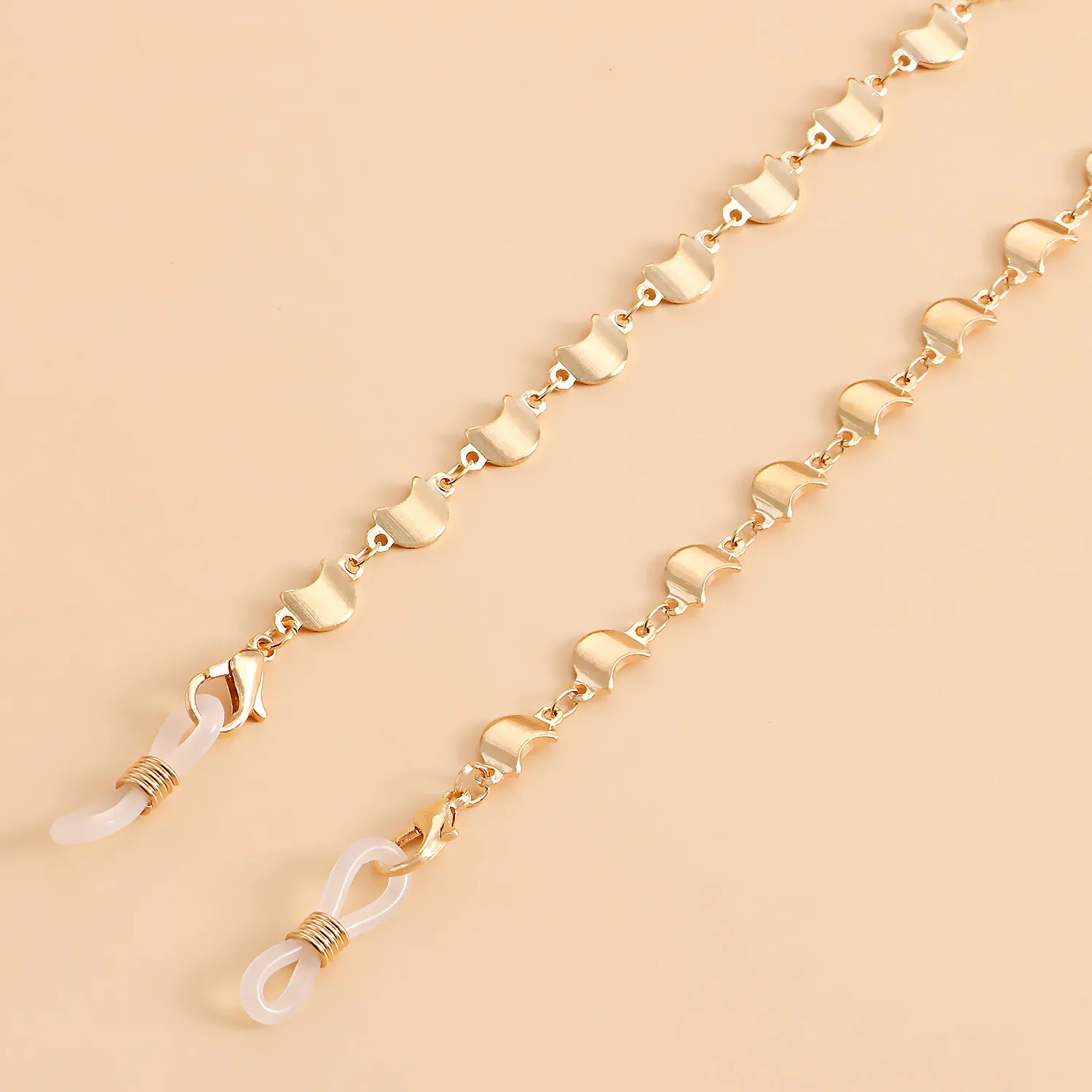 Sunglasses Jewelry Trendy Sunscreen Chains Heart Shaped Mask Hanging Chains Non Slip Accessories display picture 8