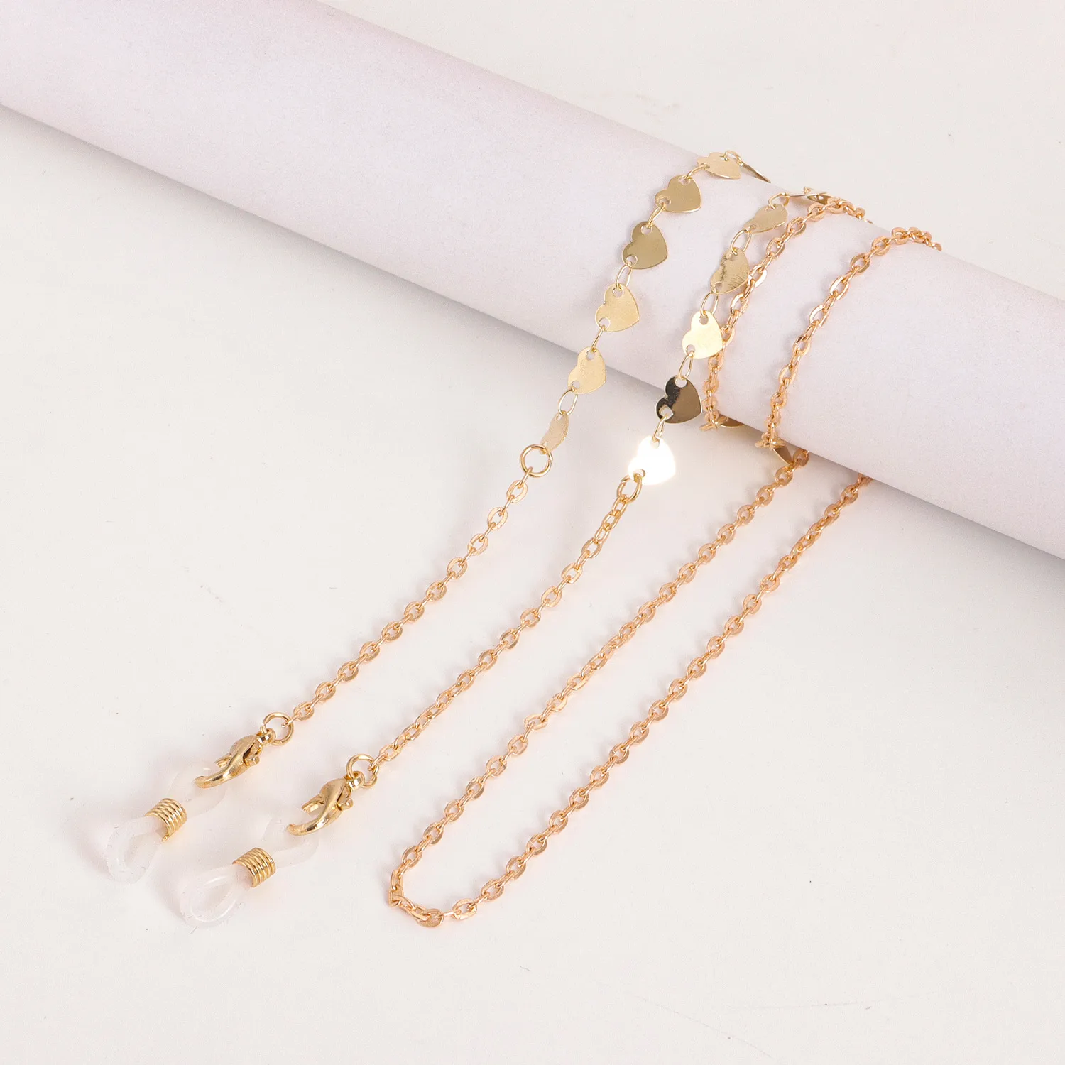 Fashion Metal Mask And Glasses Chain Simple Airplane Style Lanyard Eye Strap Alloy Material display picture 2