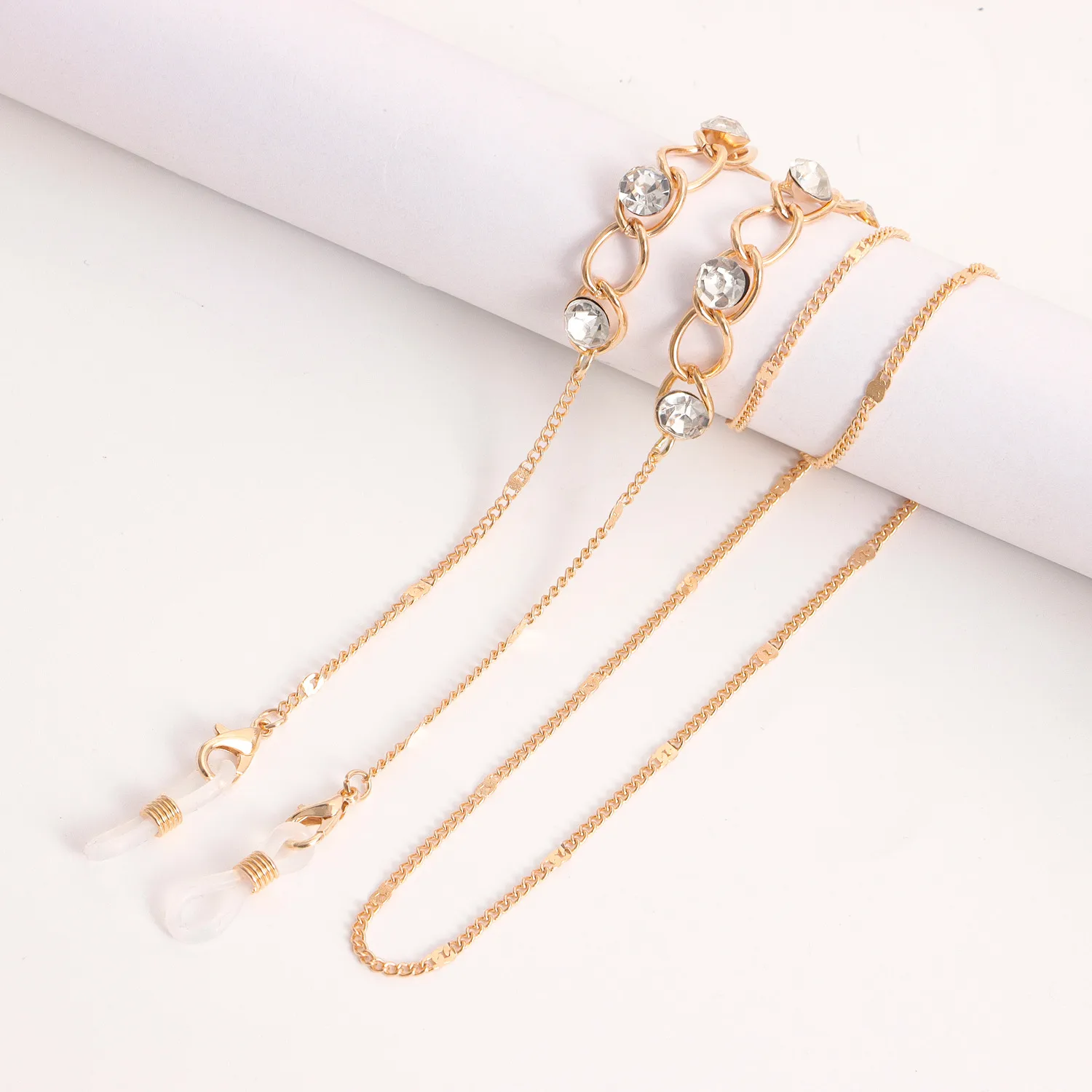 Metal Mask Chain Glasses Holder Alloy Material Eye Wear Accessory Double Purpose Chain For Masks And Glasses display picture 6